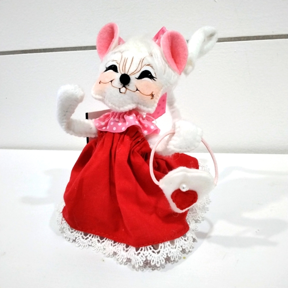 Annalee Sweetheart Girl Mouse ❤️ nwt
